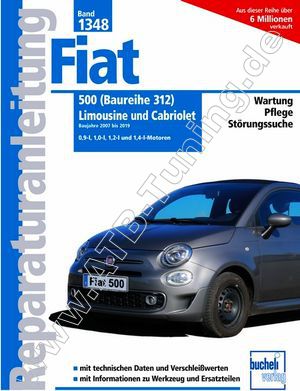  Fiat 500 II (312)  - Reparaturanleitung 2007-2019