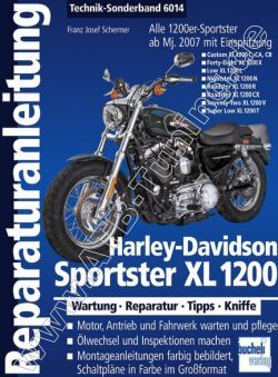 Harley-Davidson Sportster 1200 - Reparaturanleitung