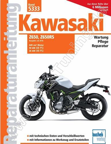 Kawasaki-Motorrad Z 650, Z 650 RS - Reparaturanleitung 649 ccm 48, 68 PS (35, 50 kW) ab 2016