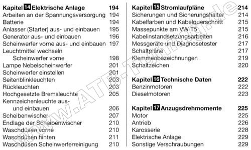   VW T5 - Reparaturanleitung