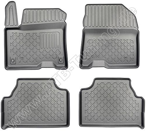 Fumatten (Schalenmatten) Hyundai Kona EV (OS) 08/2018-03/2023