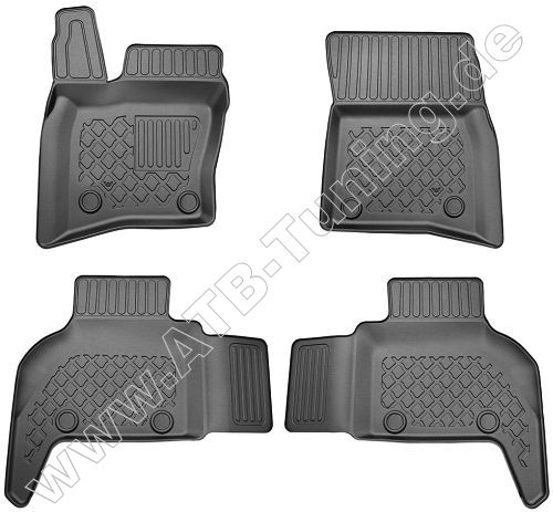Fu�matten (Schalenmatten) Land Rover Defender 110, 130 (L663) ab 01/2020