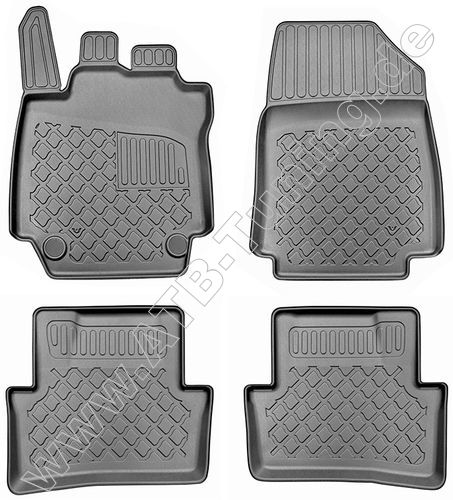Fumatten (Schalenmatten) Renault Captur 04/2013-12/2019