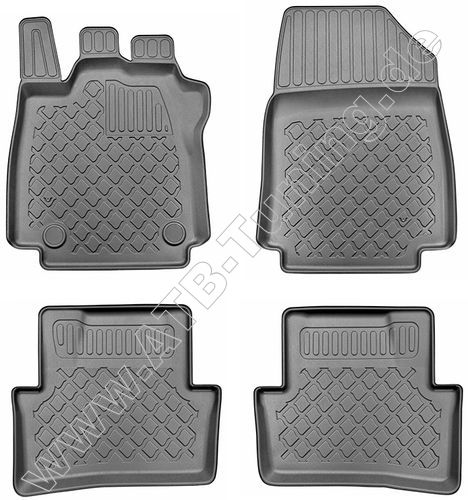 Fumatten (Schalenmatten) Renault Clio IV 10/2012-02/2021