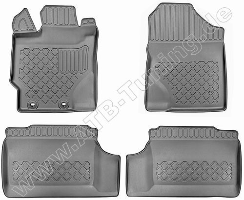 Fumatten (Schalenmatten) Toyota Yaris III 09/2011-08/2020
