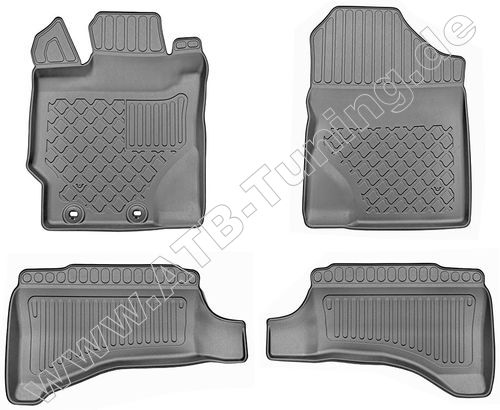 Fumatten (Schalenmatten) Toyota Yaris III Hybrid 09/2011-08/2020