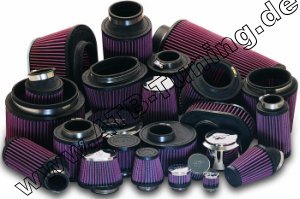 K&N Universal-Luftfilter mit Gummikappe 102 mm  